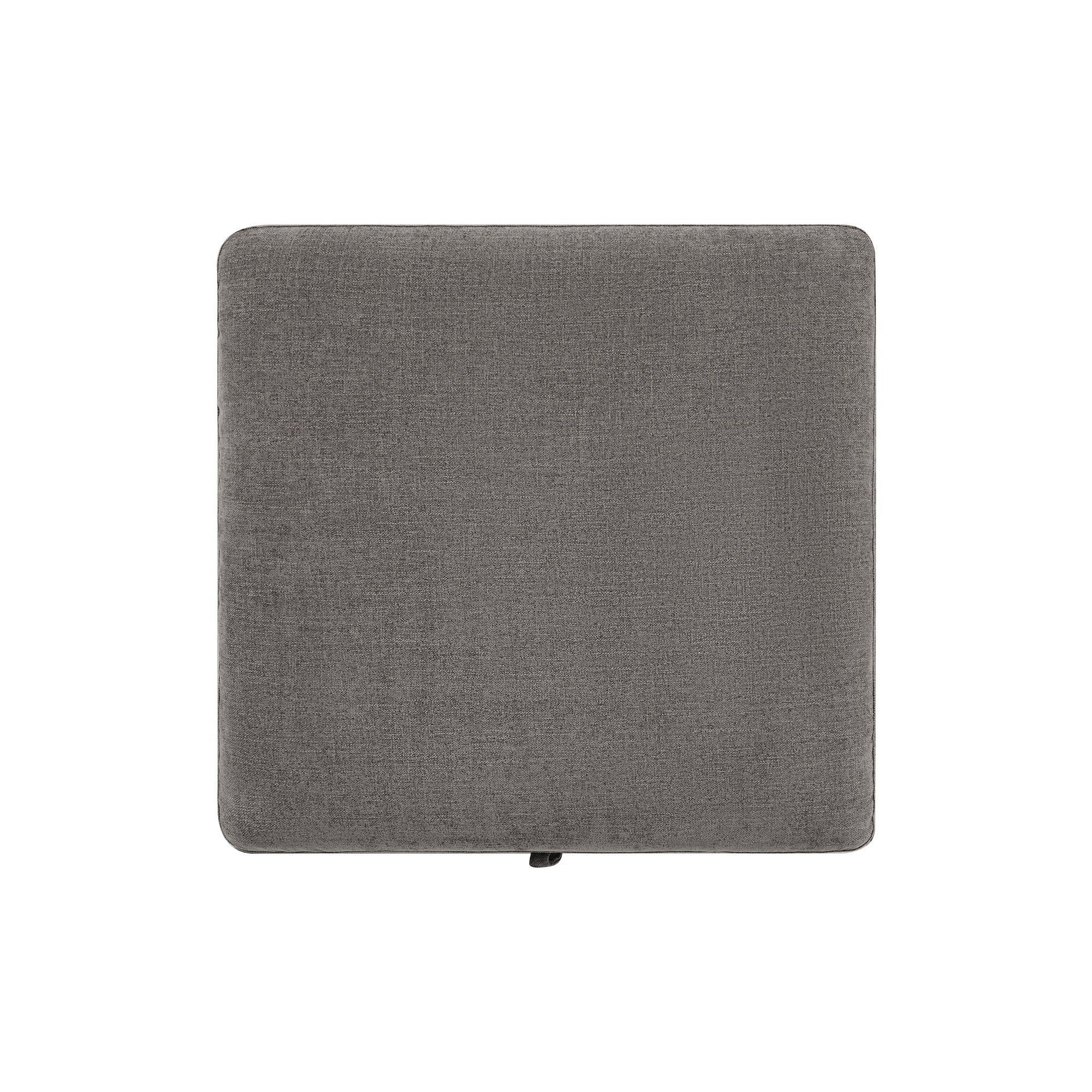 CHITA LIVING-Delaney Ottoman-Ottoman-Fabric-Fossil Gray-