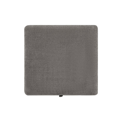 CHITA LIVING-Delaney Ottoman-Ottoman-Fabric-Fossil Gray-