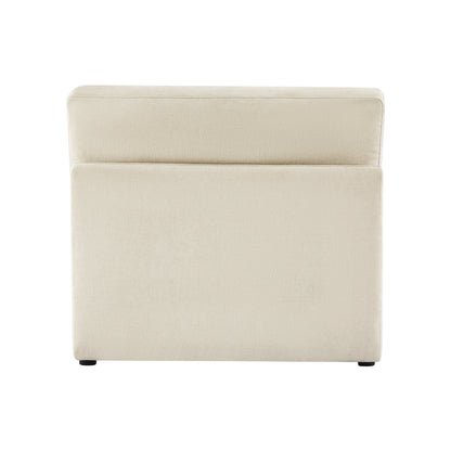 CHITA LIVING-Kenna Ottoman / Armless Chair-Ottoman-Armless Chair-Cream-