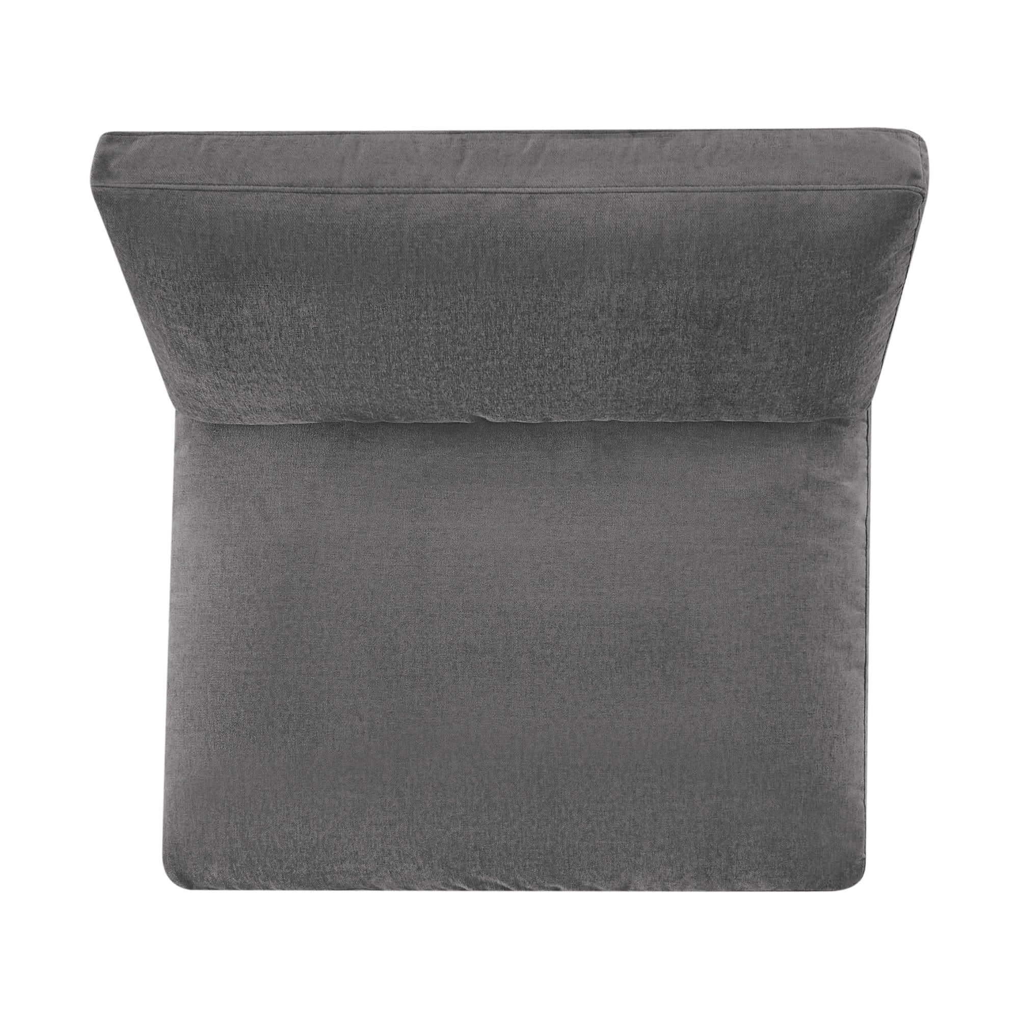 CHITA LIVING-Kenna Ottoman / Armless Chair-Ottoman-Armless Chair-Dark Gray-