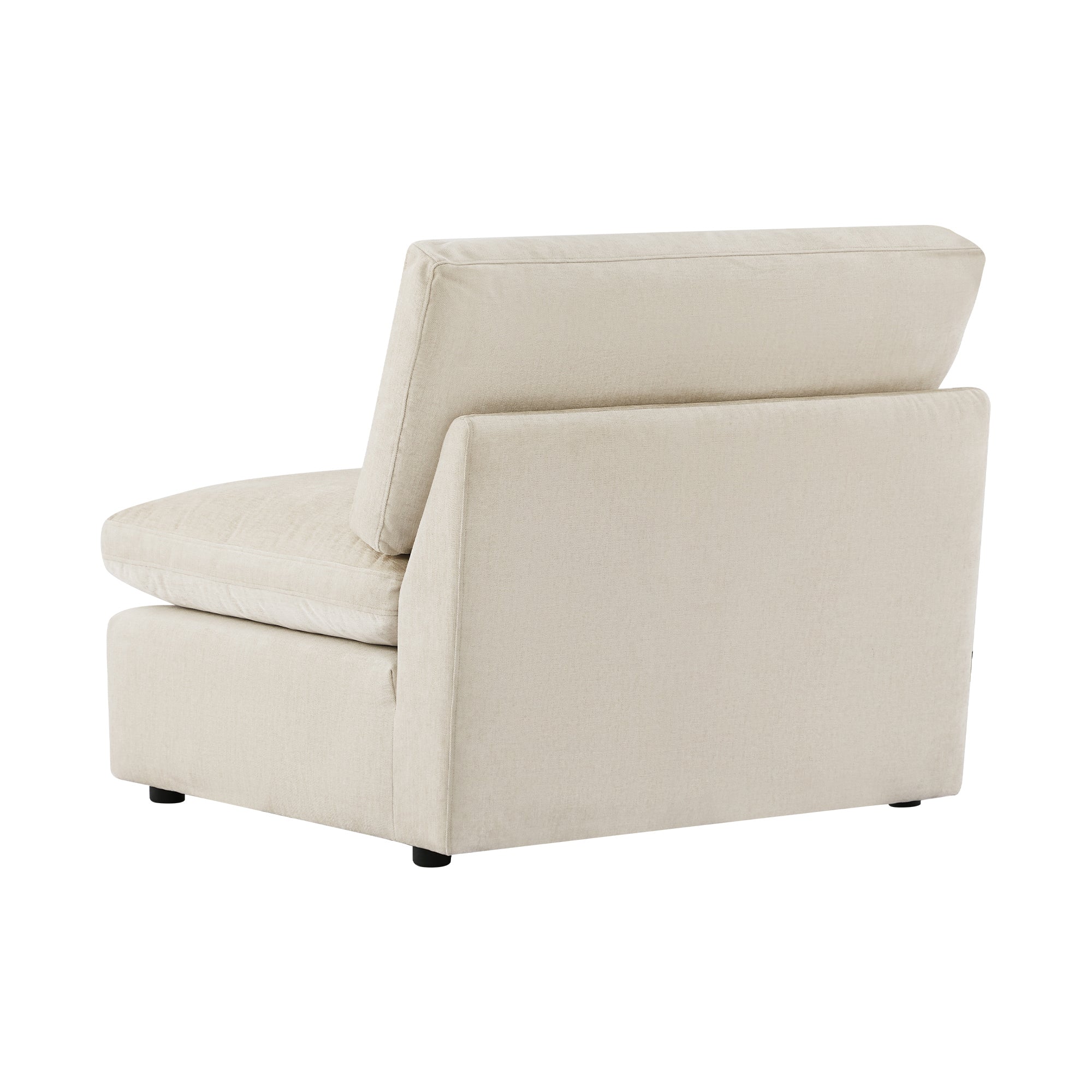 CHITA LIVING-Kenna Ottoman / Armless Chair-Ottoman-Armless Chair-Cream-