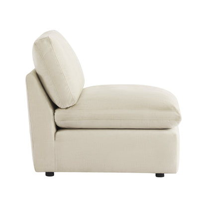 CHITA LIVING-Kenna Ottoman / Armless Chair-Ottoman-Armless Chair-Cream-