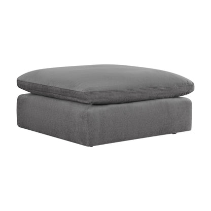 CHITA LIVING-Kenna Ottoman / Armless Chair-Ottoman-Ottoman-Dark Gray-