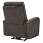CHITA LIVING-Keni Power Wall Hugger Recliner with Type-C Port-Recliners-Faux leather-Chocolate-
