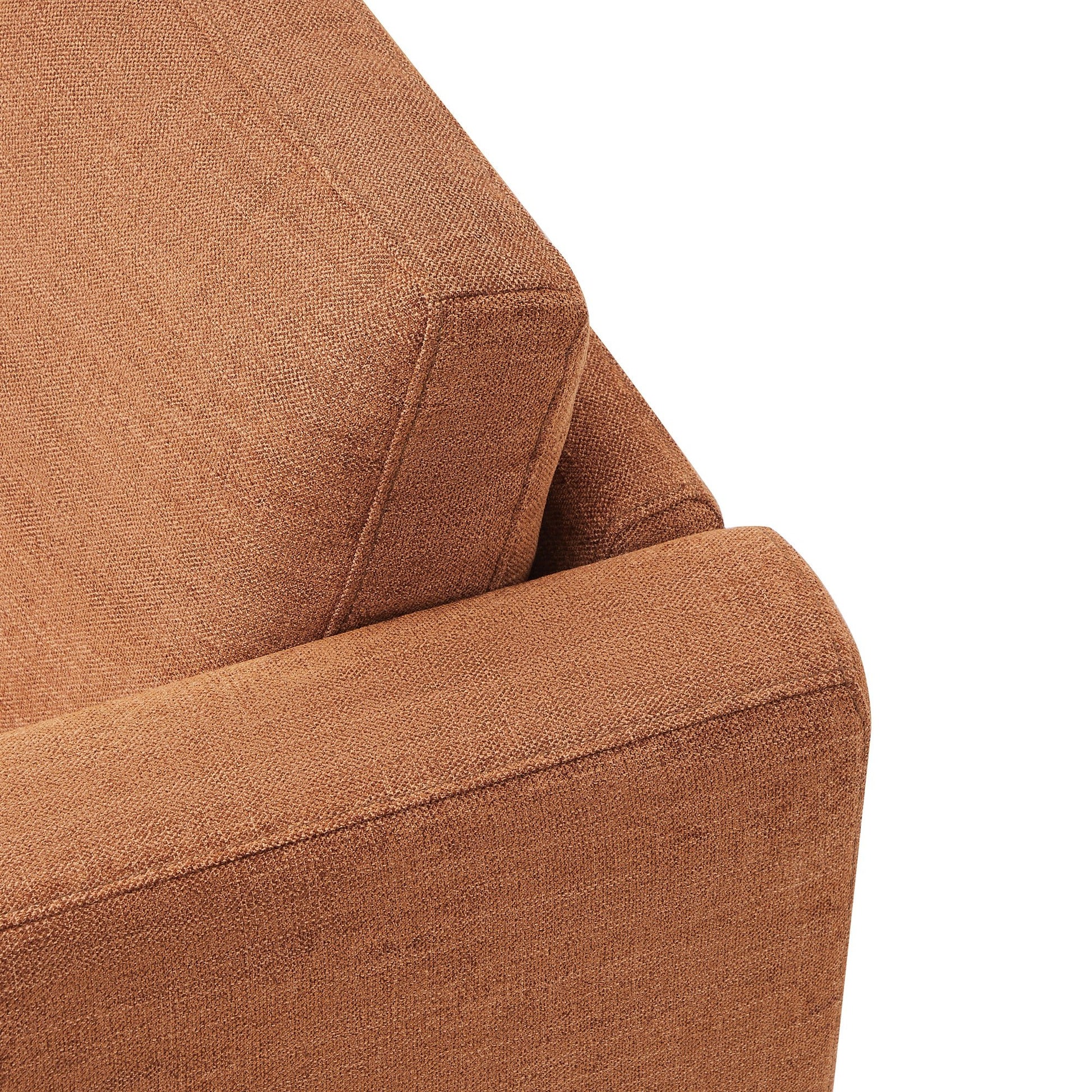 CHITA LIVING-Delaney 2-Piece Modular Sofa (78'')-Sofas-Fabric-Terracotta-