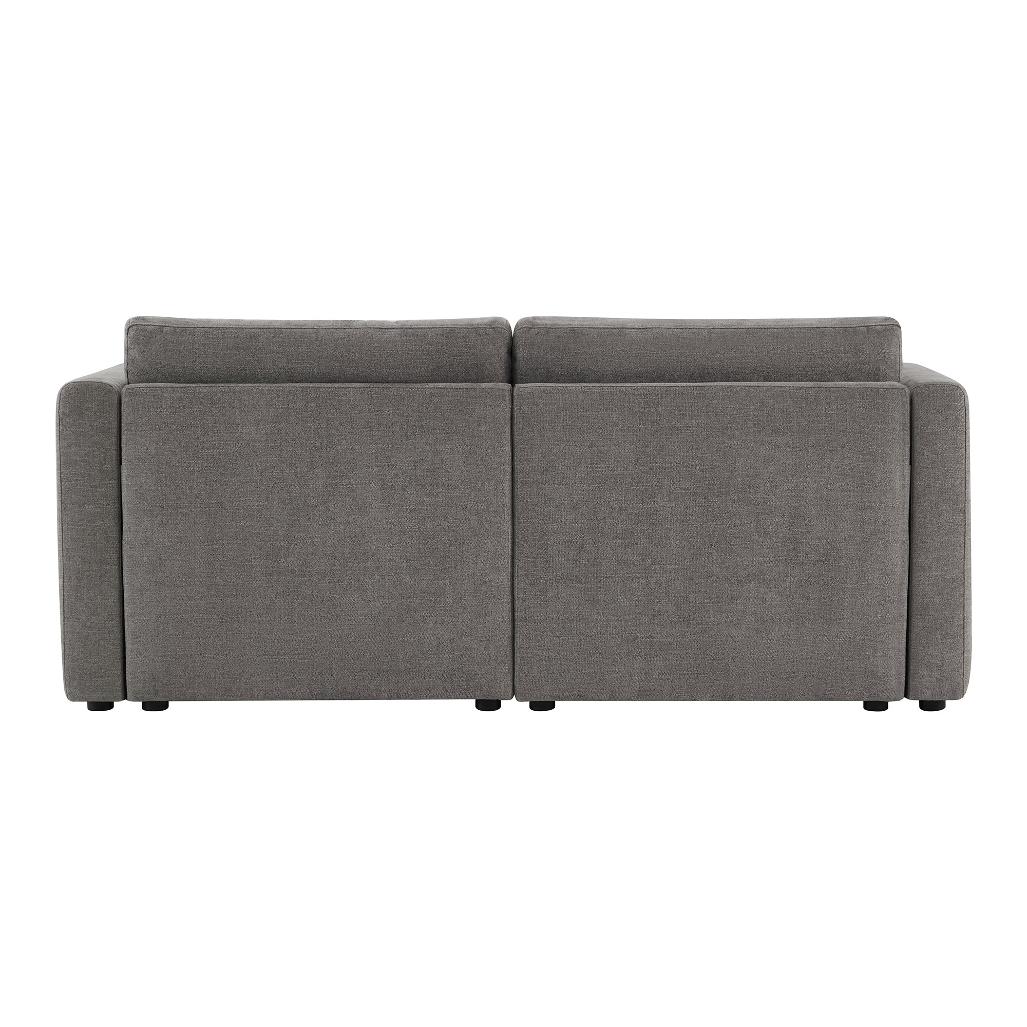 CHITA LIVING-Delaney 2-Piece Modular Sofa (78'')-Sofas-Fabric-Fossil Gray-