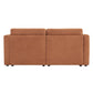 CHITA LIVING-Delaney 2-Piece Modular Sofa (78'')-Sofas-Fabric-Terracotta-