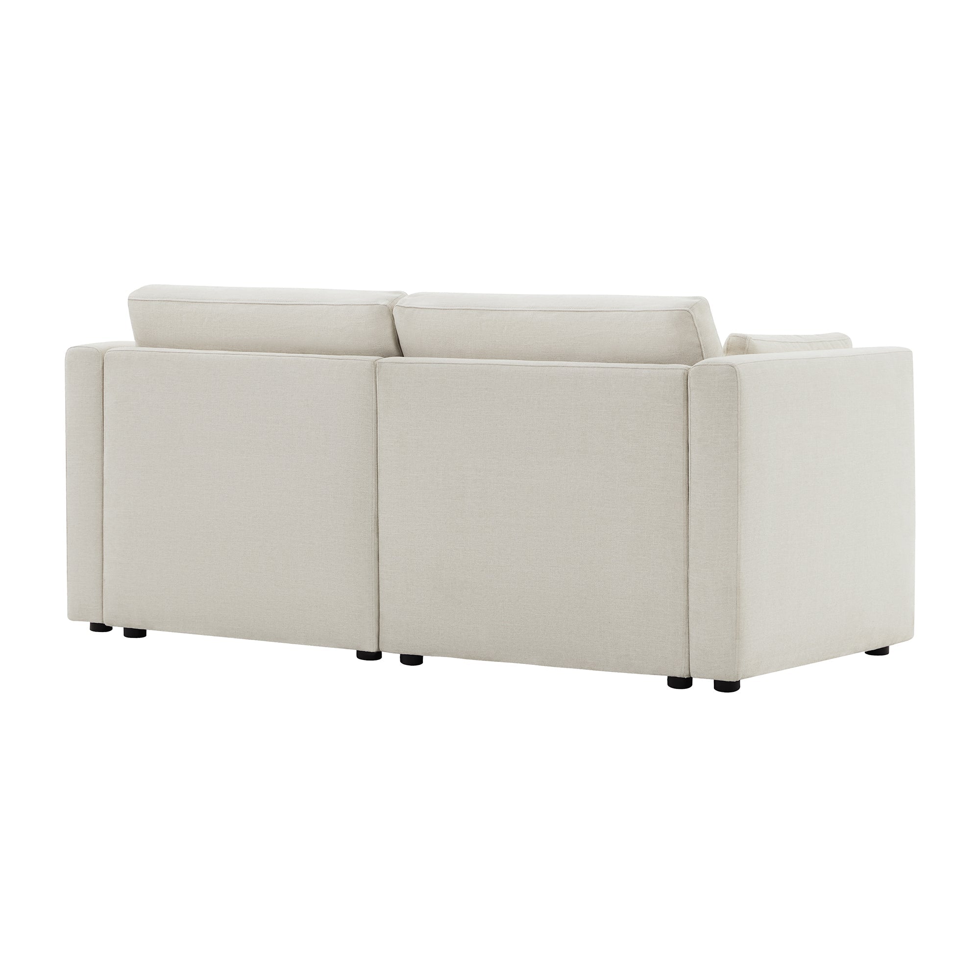 CHITA LIVING-Delaney 2-Piece Modular Sofa (78'')-Sofas-Fabric-Linen-