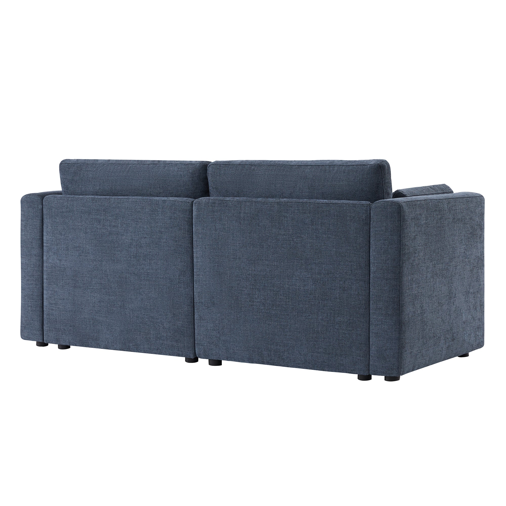 CHITA LIVING-Delaney 2-Piece Modular Sofa (78'')-Sofas-Fabric-Blue-