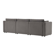 CHITA LIVING-Delaney 3-Piece Modular Sofa (112'')-Sofas-Fabric-Fossil Gray-