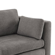 CHITA LIVING-Delaney 3-Piece Modular Sofa (112'')-Sofas-Fabric-Fossil Gray-