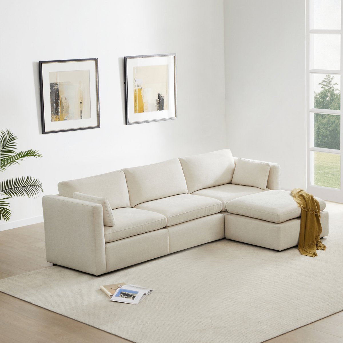 4 piece deals corner sofa