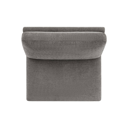 CHITA LIVING-Delaney Modular Armless Chair / 2-Piece Armless Sofa-Sofas-Fabric-Armless Chair-Fossil Gray