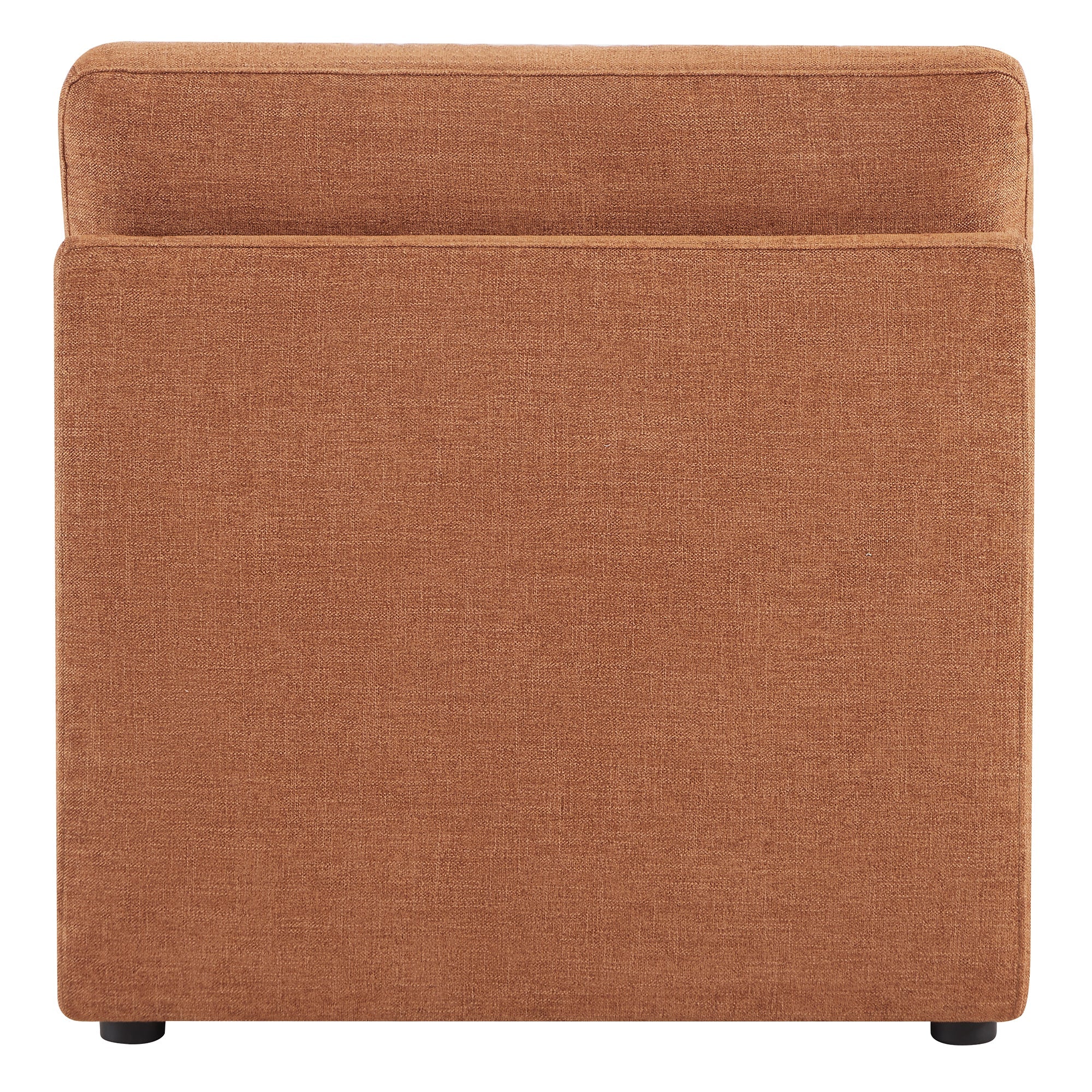 CHITA LIVING-Delaney Modular Armless Chair / 2-Piece Armless Sofa-Sofas-Fabric-Armless Chair-Terracotta