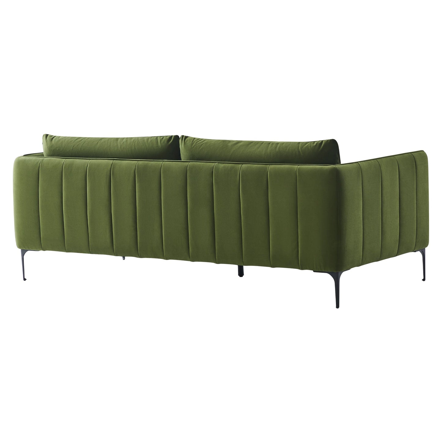 CHITA LIVING-Esme Mid-Century Modern 3-Seater Sofa (84'')-Sofas-Forest Green-Sofa-