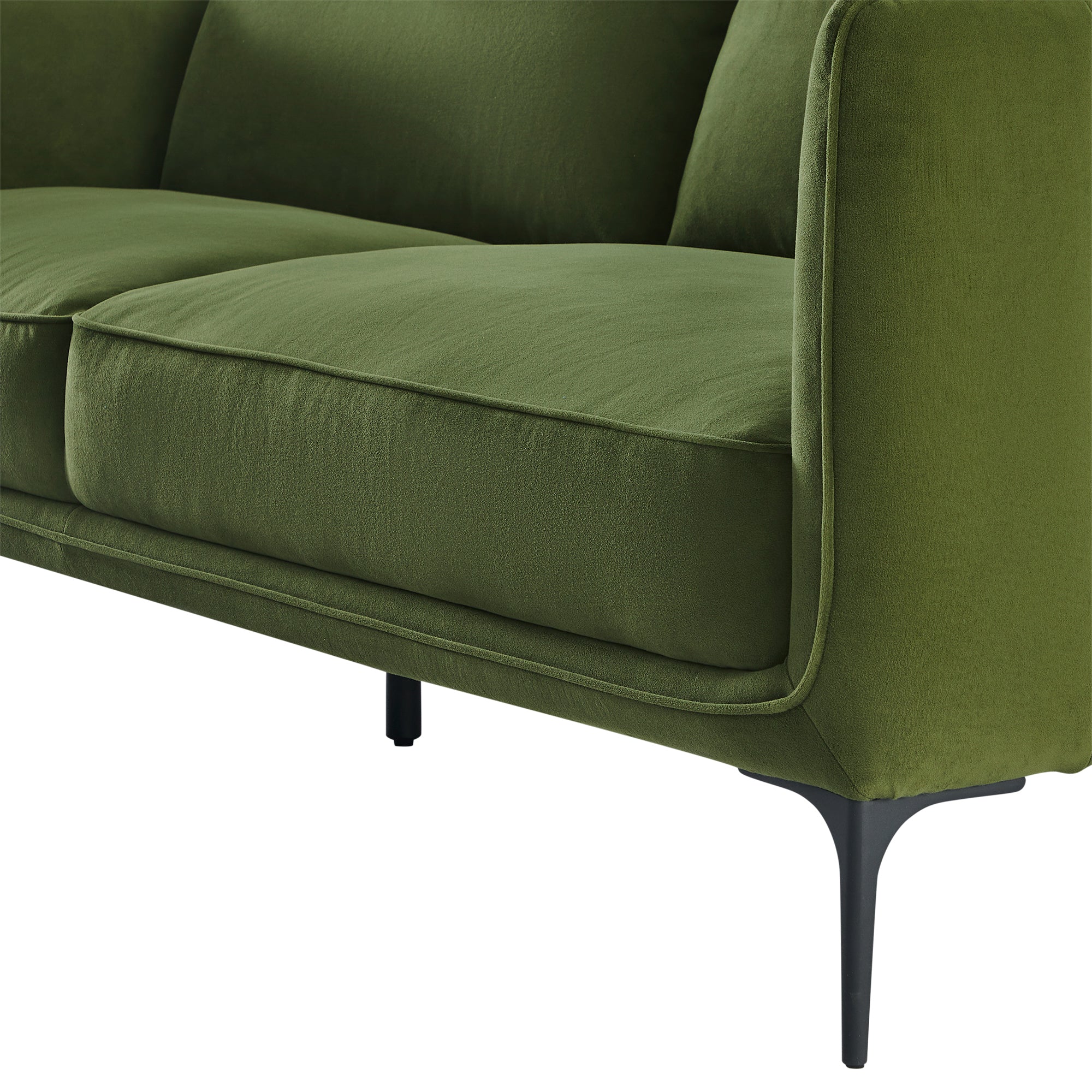 Emerald green best sale 3 seater sofa