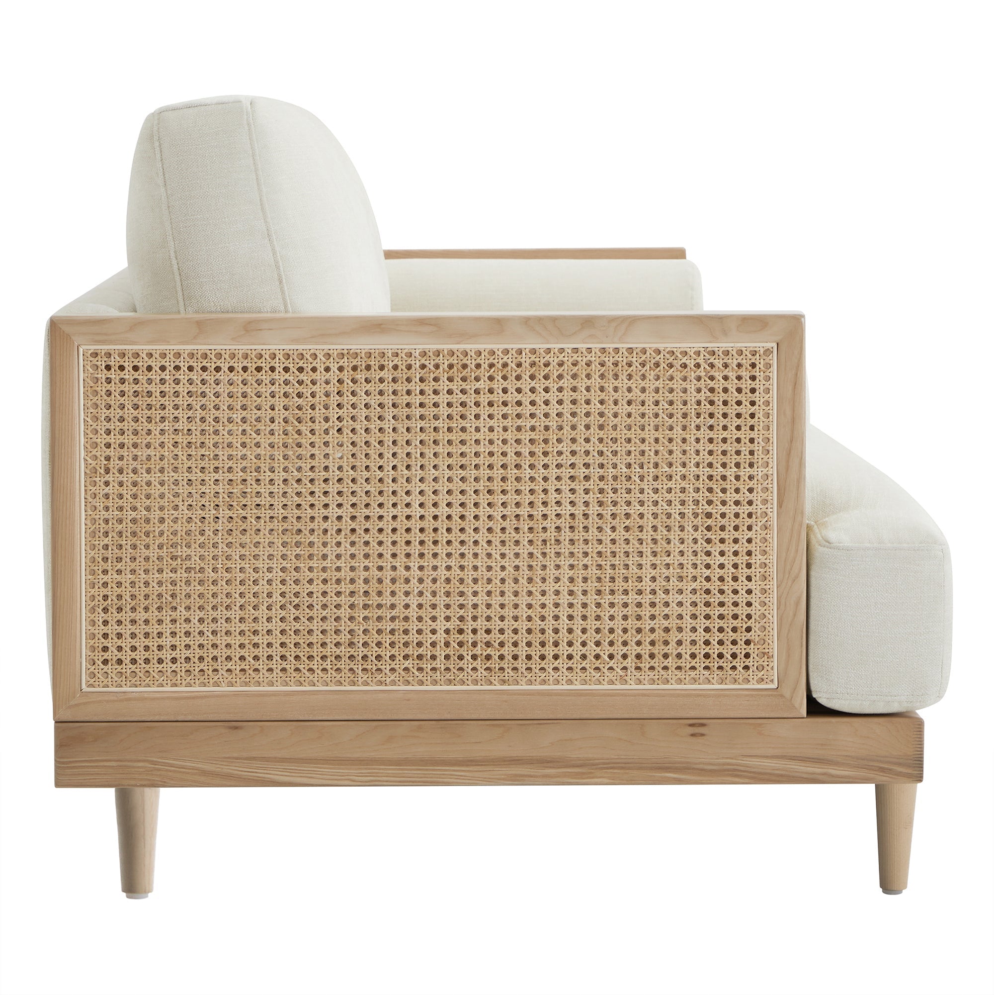 Cane two seater online sofa