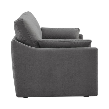 CHITA LIVING-Kenna 2-Piece Modular Sofa (90")-Sofas-Fabric-Dark Gray-