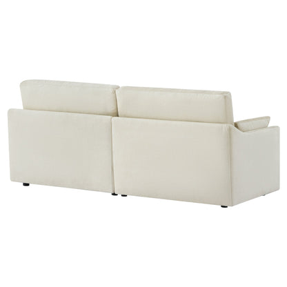 CHITA LIVING-Kenna 2-Piece Modular Sofa (90")-Sofas-Fabric-Cream-