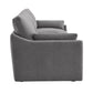 CHITA LIVING-Kenna 3-Piece Modular Sofa (131")-Sofas-Fabric-Dark Gray-
