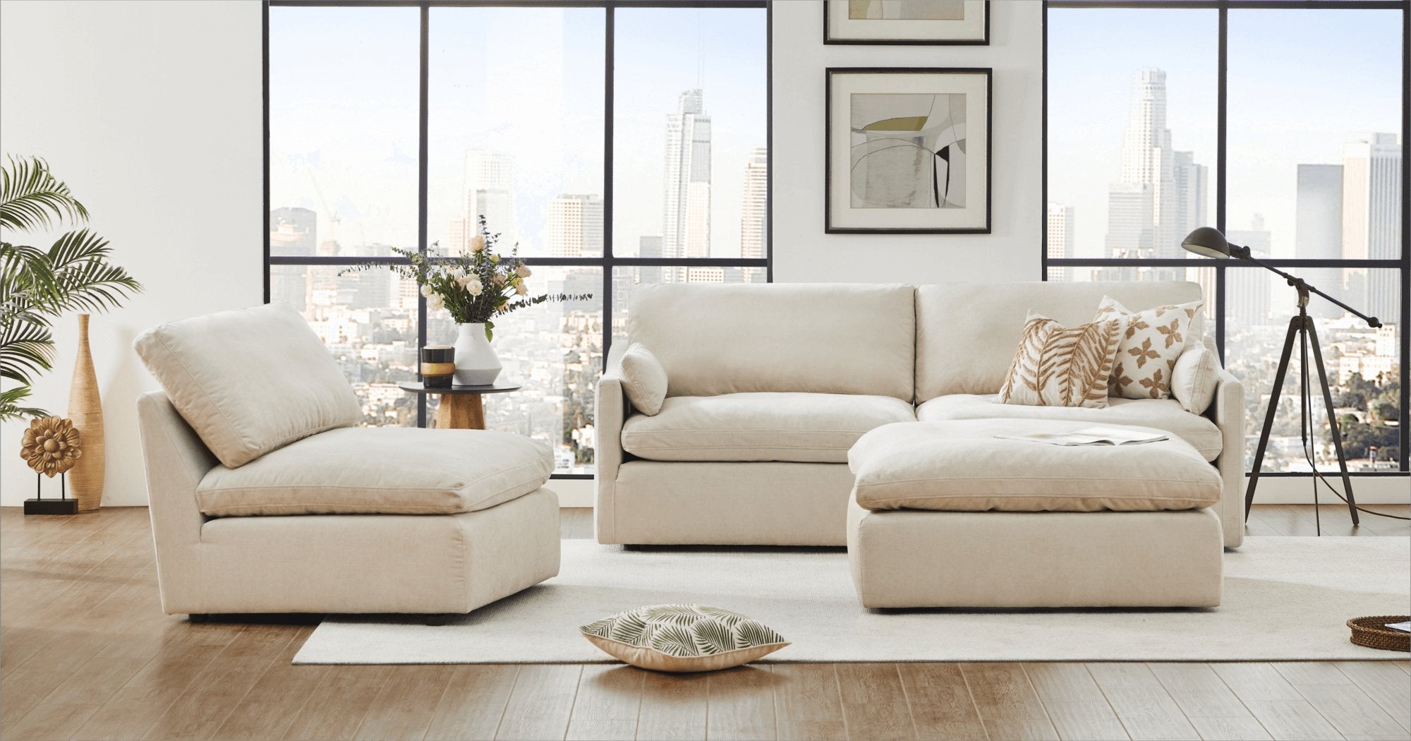 Washable modular deals sectional