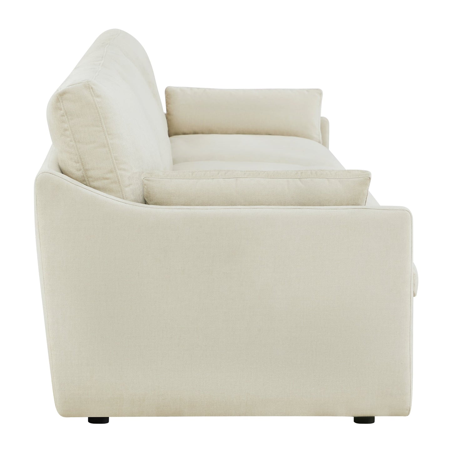 CHITA LIVING-Kenna 3-Piece Modular Sofa (131")-Sofas-Fabric-Cream-