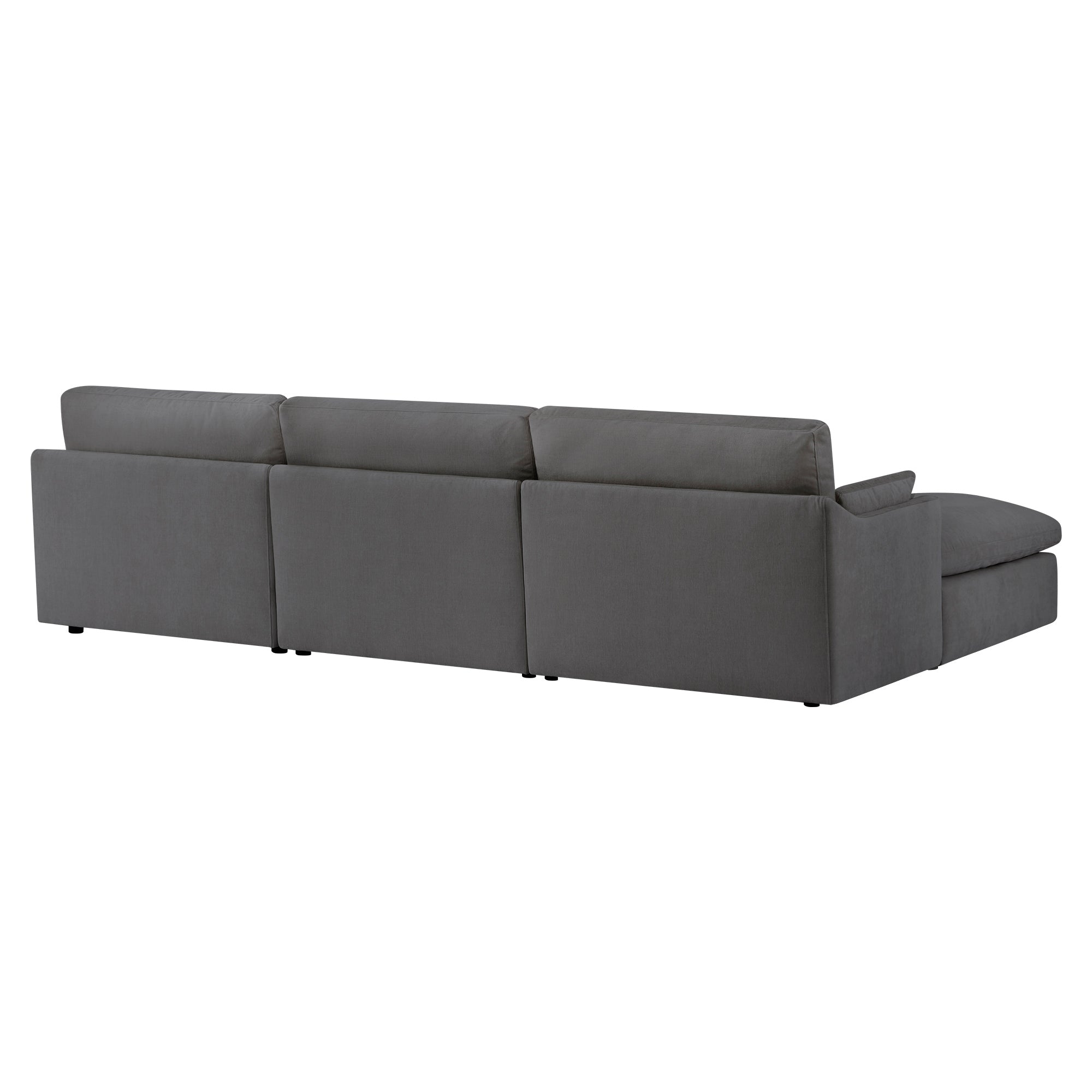 CHITA LIVING-Kenna Modular 4-Piece Sofa-Chaise Sectional (131