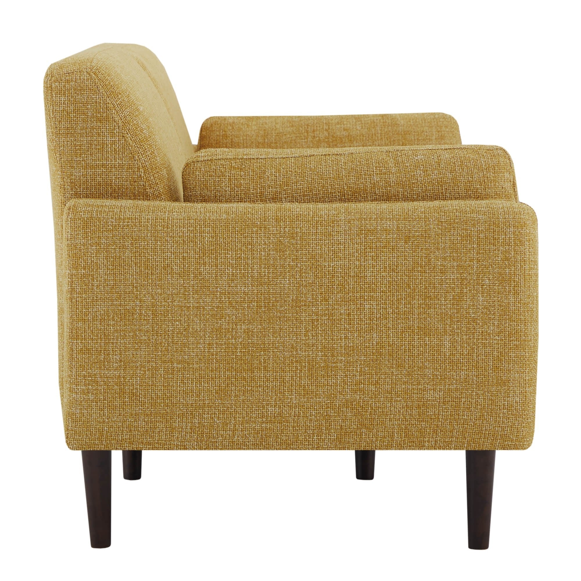 CHITA LIVING-Kinslee Modern 3-Seater Sofa (72.8''W)-Sofas-Fabric-Mustard-