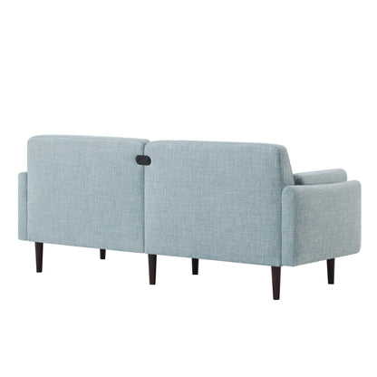 CHITA LIVING-Kinslee Modern 3-Seater Sofa (72.8''W)-Sofas-Fabric-Mint-