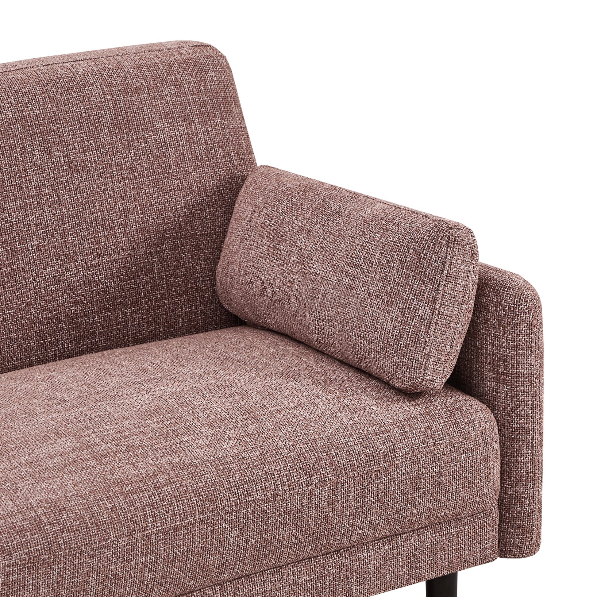 CHITA LIVING-Kinslee Modern 3-Seater Sofa (72.8''W)-Sofas-Fabric-Pink-