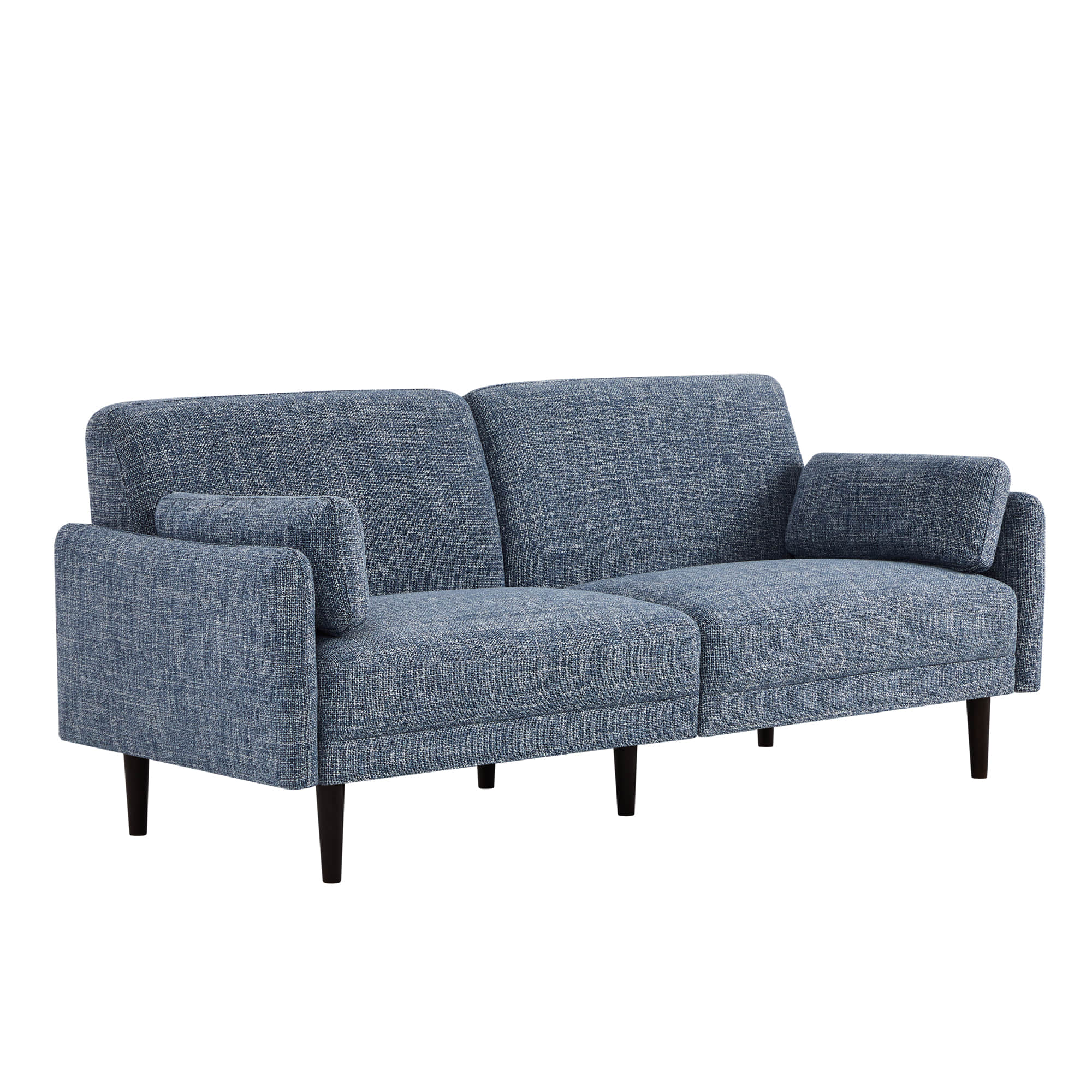 CHITA LIVING-Kinslee Modern 3-Seater Sofa (72.8''W)-Sofas-Fabric-Navy-