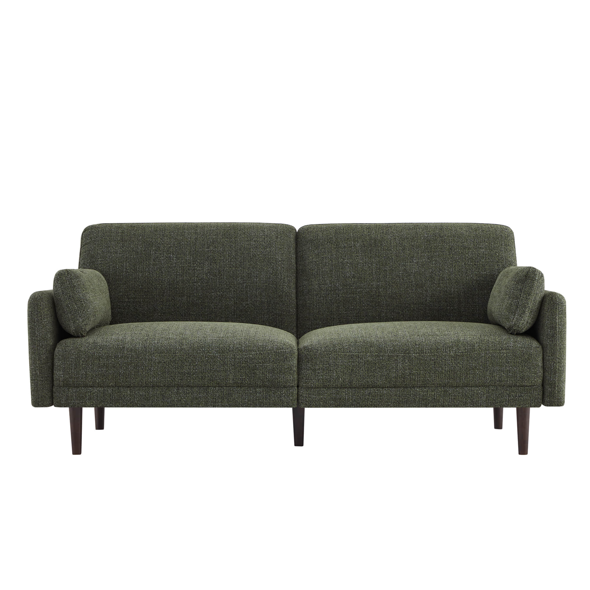 CHITA LIVING-Kinslee Modern 3-Seater Sofa (72.8''W)-Sofas-Fabric-Olive-