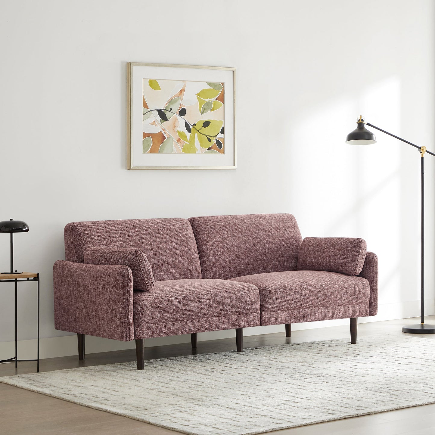 CHITA LIVING-Kinslee Modern 3-Seater Sofa (72.8''W)-Sofas-Fabric-Mint-