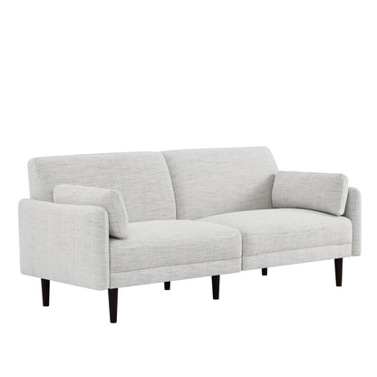 CHITA LIVING-Kinslee Modern 3-Seater Sofa (72.8''W)-Sofas-Fabric-Ivory-