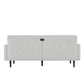 CHITA LIVING-Kinslee Modern 3-Seater Sofa (72.8''W)-Sofas-Fabric-Ivory-