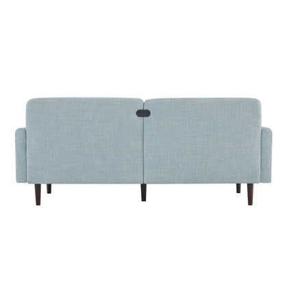 CHITA LIVING-Kinslee Modern 3-Seater Sofa (72.8''W)-Sofas-Fabric-Mint-