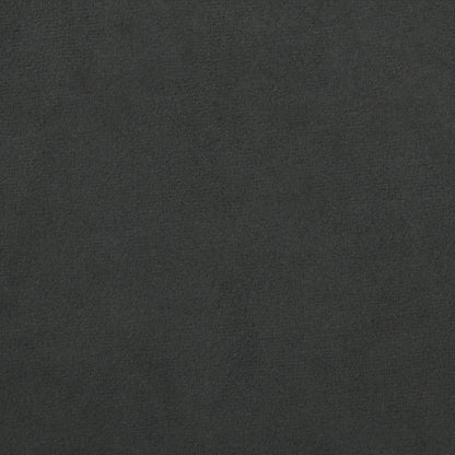 Charcoal gray velvet fabric swatch, soft texture for stylish and durable furniture.